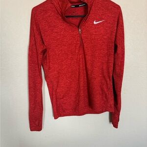 Nike Red Dri-FIT Athletic Pullover